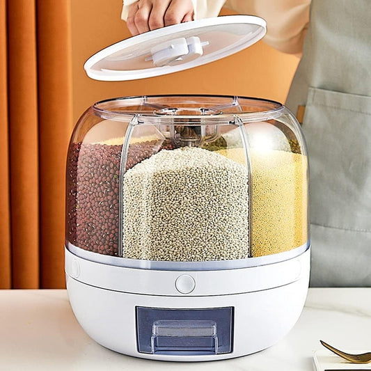 6 Grid Airtight Food Storage Dispenser (7 Liter)